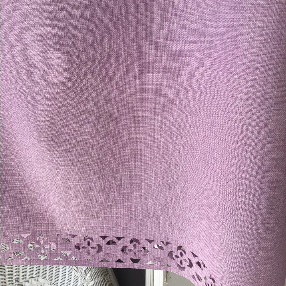 Alfred Dunner Women's Lavender button Waist Straight Skirt Size 16 NWOT - Picture 4 of 16